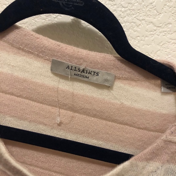 ALL SAINTS Cassia Stripe Boat Neck Sweater - Picture 6 of 7